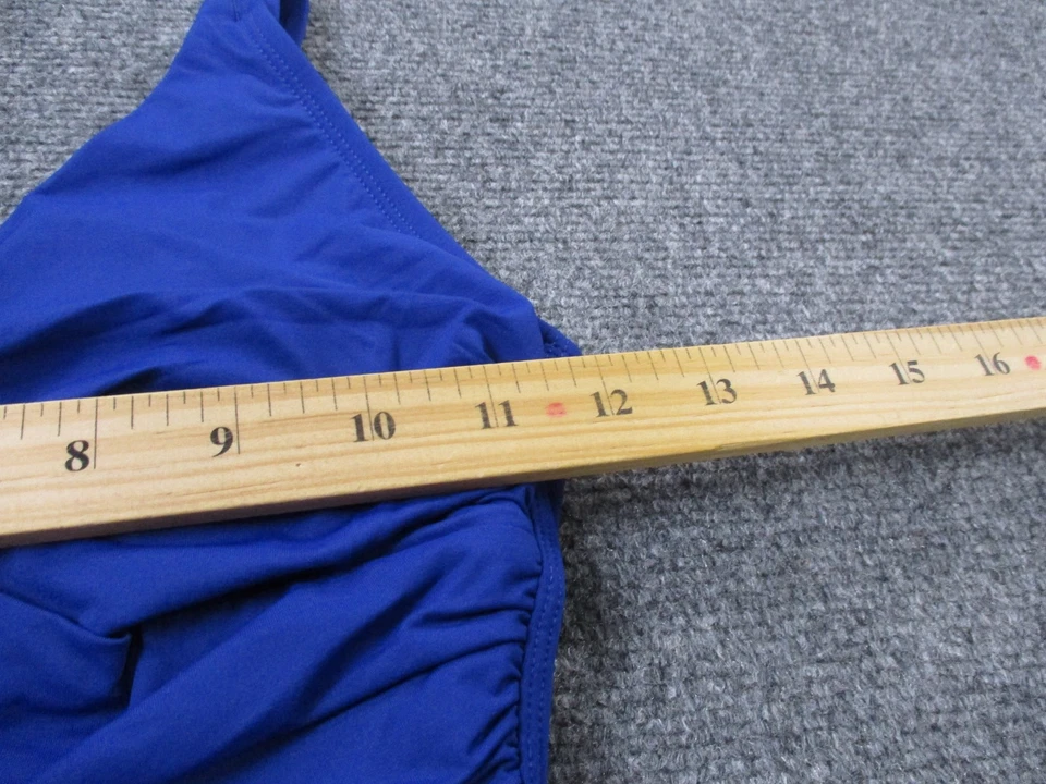 Tommy Bahama One Piece Swimsuit Women 4 Blue Cross Front Beach Ocean Pool NEW - Image 4 of 4