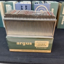 Full Argus Airequipt 593 Automatic Changer Magazine w/ Box  36 Slides Vintage