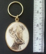 Deer Key Chain New Keychain Animal Hunting Car Auto