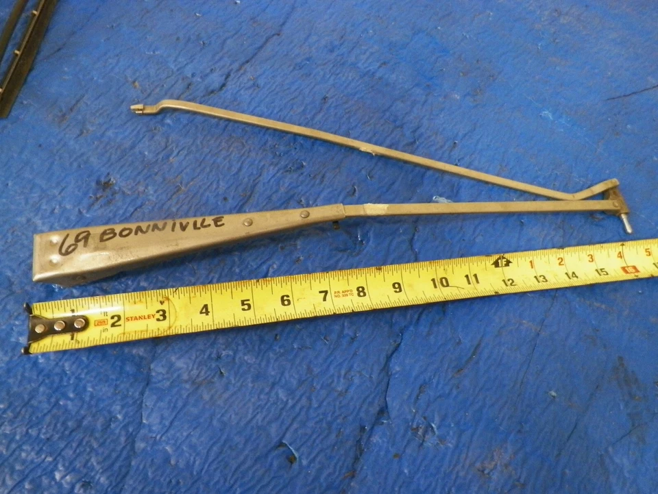 Pontiac Catalina Bonneville 1969 brazo limpiaparabrisas izquierdo OEM Foto 3 de 3