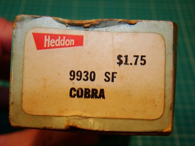 V1189 F HEDDON WOOD COBRA FISHING LURE W BOX NIB | eBay