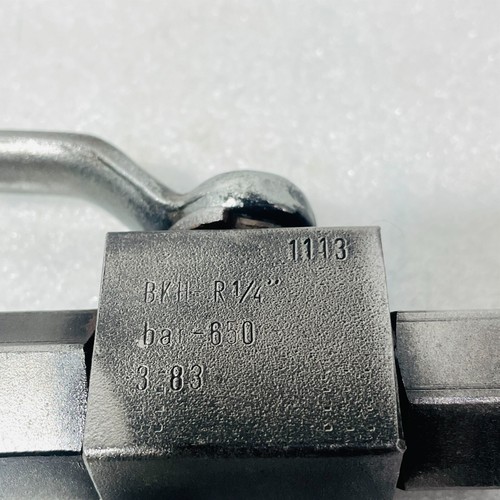 MHA Zentgraf BKH-R1/4" 650 Bar Hydraulic Ball Valve - Picture 6 of 6