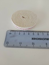 11mm-7/16"-1cm X 1m Cotton Lamp Wick. UK Stock And Seller. Free P&P