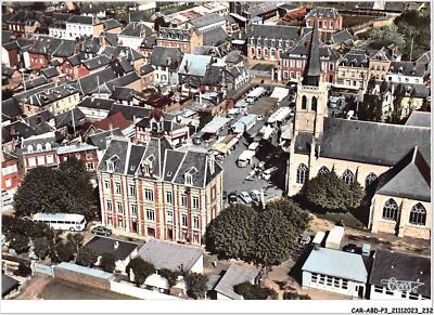 AUTO-ABDP3-27-0343 - BOURG-ACHARD - PANORAMABLICK AUS DER LUFT - PLACE DE LA MAIR