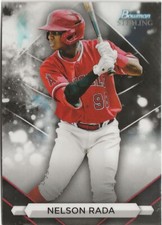 2023 Bowman Sterling Nelson Rada RC Rookie Card Los Angeles Angels