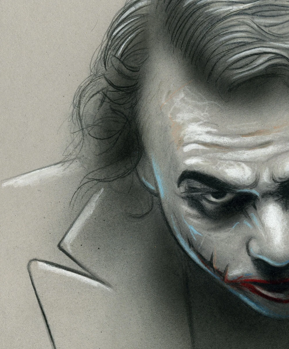 Joker pencil drawing easy deals