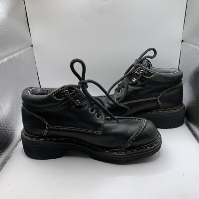 Dr. Martens 90s Black Boots 9275 England Made Sz US 7 Y2K combat ankle EUC Vintage Dr Martens Punk Airwair Combat Boots - Etsy main image 4
