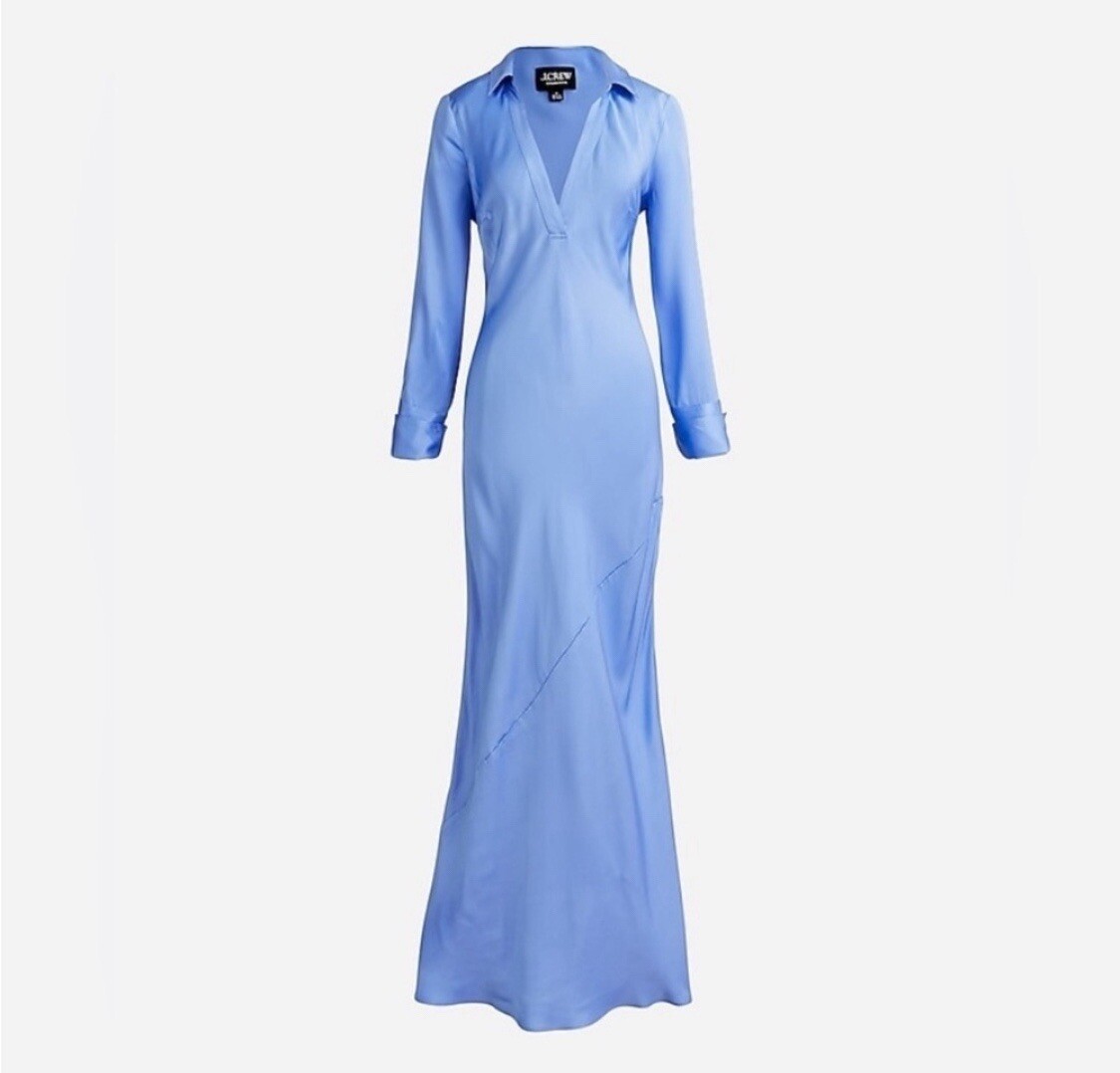 国内発送【J.Crew】Long-sleeve dress in jersey crepe関税込 Long-sleeve Dress In Jersey Crepe For Women | J.Crew