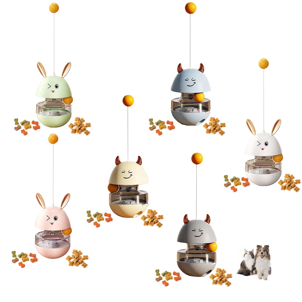 Tumbler Leaker Teaser Cat Toy Interactive Dog Cat Toy Food Dispensing Puzzle Toy Tumbler Leaker Teaser Cat Toy Interactive Dog Cat Toy Food Dispensing Puzzle Toy