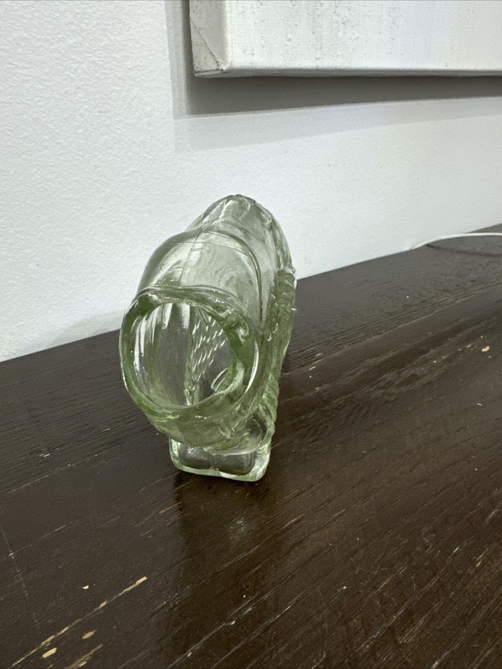 Vintage glass fish sculpture 8”x 4” eBay