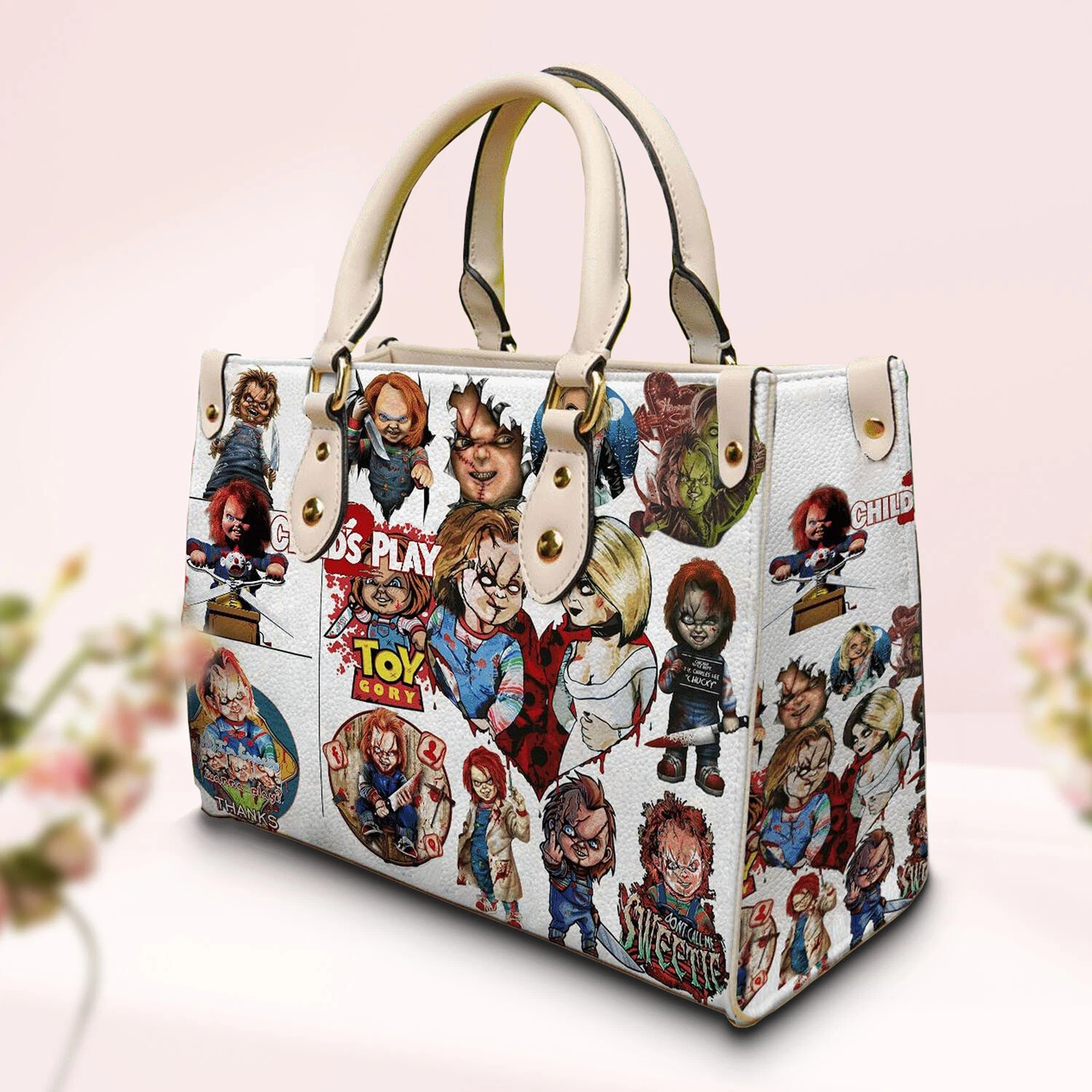 Chucky Women Leather Hand Bag Fan-made Leather Bag For Her