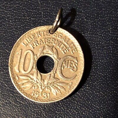 1931 FRANCE Liberte Egalite Fraternite 10 CMES COIN | eBay