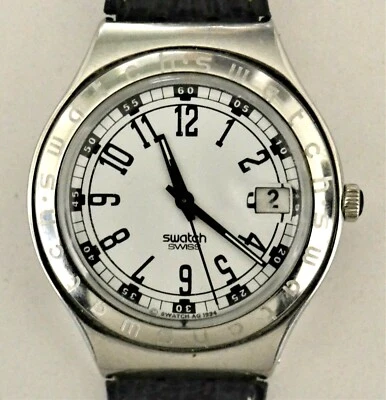 Montre Collector Swatch Irony "Slate Big" / 1994. Réf. YGG-406. - Photo 1/4