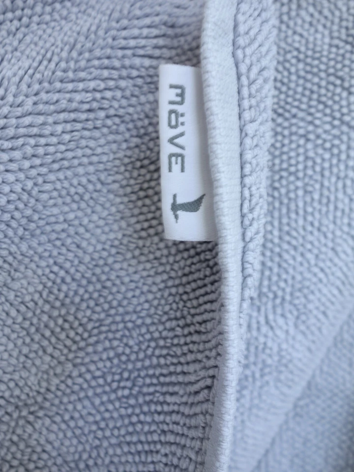 möve badematte 100 x 60 cm 100 % baumwolle blau badteppich badvorleger - Bild 3 von 4