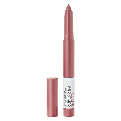 Maybelline New York SuperStay Crayon Lipstick, Matte Finish, Long-lasting, 1.2g