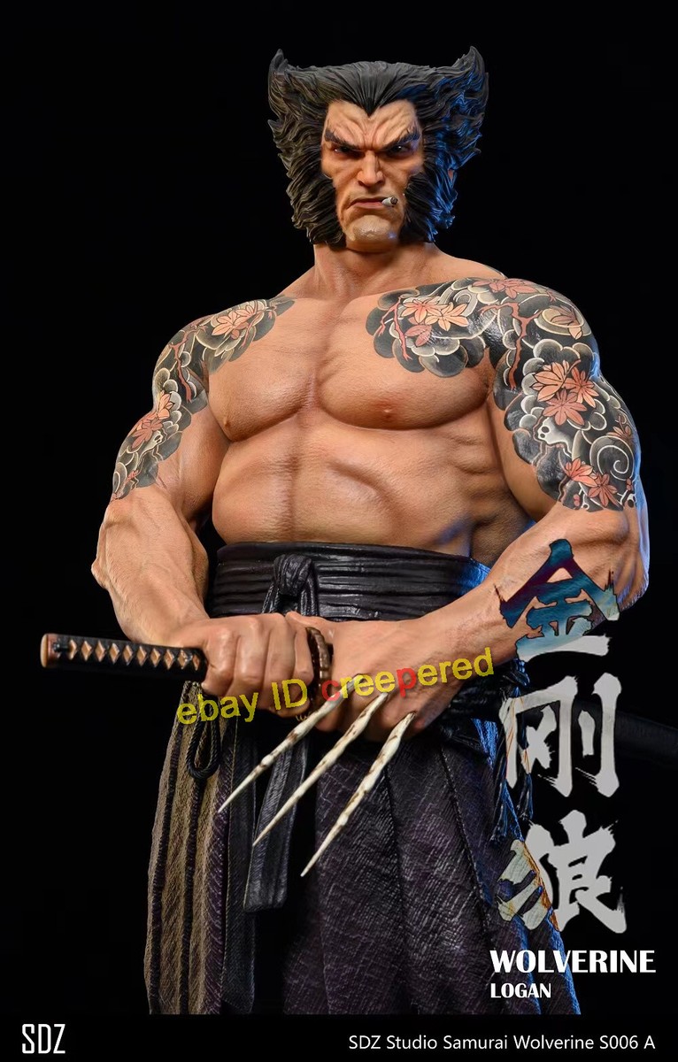 BANDAI - LOGAN♥︎∗*ﾟ In stock Marvel X-Men Logan SDZ Studio Samurai Wolverine 1/4