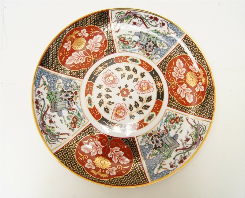 Heritage Mint Discontinued Imari Platter, Diameter 12.25"
