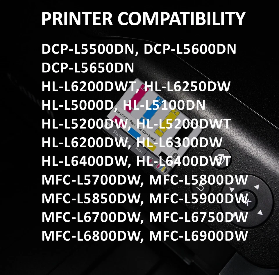 TN850 Toner Cartridge for Brother TN820 DCP-L6600DW HL-L6200DW MFC-L5800DW Black - image 2 of 2