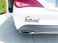 2 X Sportsmind Audi Racing Vinyl Decal 3 X 8 - Laptop Car Trucks Window