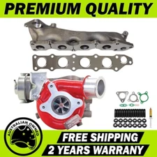 GEN1 Turbo+Genuine Manifold, Gasket&Stud Kit For Mitsubishi Pajero Sport 2.4L