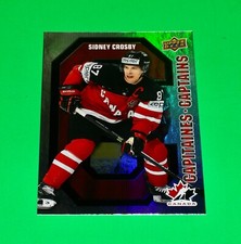 TIM HORTONS 2021 TEAM CANADA UPPER DECK SIDNEY CROSBY CAPTAINS HOCKEY CARD CC 5