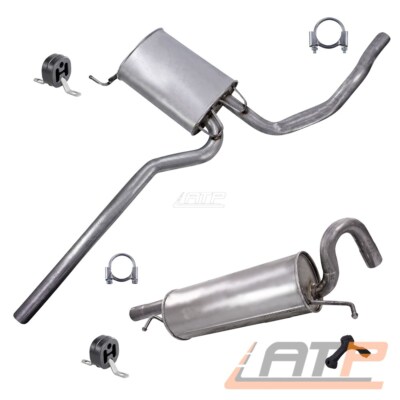 MITTELSCHALLDÄMPFER ENDSCHALLDÄMPFER FÜR VW PASSAT 3B 3BG 1.8 2.0 BJ 96-05