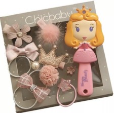 Princess Girls Hair Accessories Gift Set Hair Bands Hair Clips Hair Comb Bow