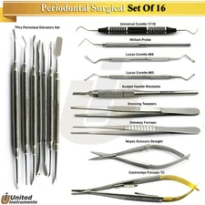 MEDENTRA Perio Surgical Kit Periodental Plastic & Peri-Implant Micro Surgery Set