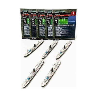 WotC Axis & Allies Fleet Command Atlantis (U) x5 NM