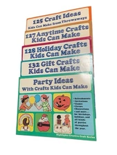 Vintage Highlights Fun Creative Crafts Series Set of 5 Books Kids 1981 Recycling