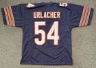 Brian Urlacher Autographed Chicago Custom Navy Football Jersey-BAS XL
