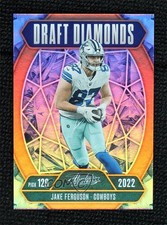 2025 Panini Absolute Draft Diamonds Spectrum Orange 22/75 Jake Ferguson 1o64