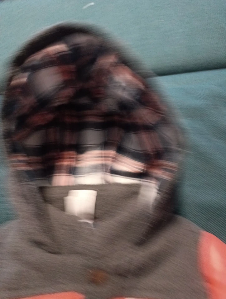 Baby Club Jungen Winterjacke orange Gefüttert Gr. 80 - Bild 2 von 4