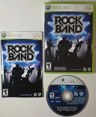 Rock Band - Xbox 360, 2007 - Complete CIB W Manual - Tested