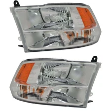New Pair Headlights Fits Ram 3500 ST Crew Cab 2016 2017 2018 CH2503242 CH2502242