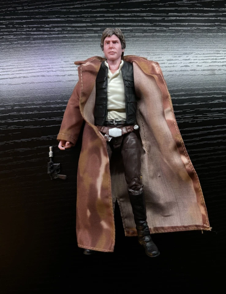 Lote de 3 figuras Star Wars Black Series Endor - Leia, Han & Rebel Trooper (6 pulgadas) Foto 2 de 4