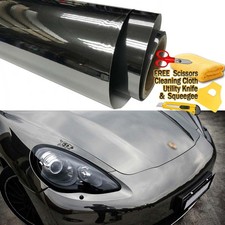 Chrome Mirror Vinyl Film Wrap Sticker Decal Stretchable Reflective Super Gloss