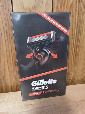 Gillette Fusion5 Flexball ProGlide Razor with 4 Cartridges Gift Pack New SEALED 