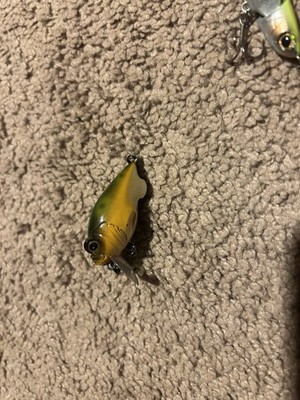 Vintage 2003 Megabass Griffon Zero FROG COLOR CRANKBAIT FISHING LURE SHIPS FREE