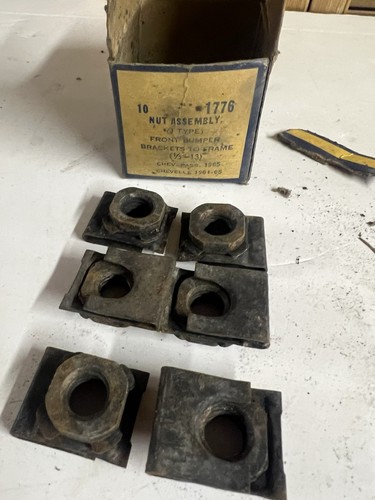 1965 Chevrolet/ Impala frame cage nuts for bumper mounting - Picture 2 of 5