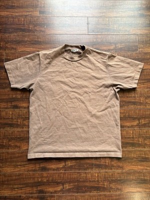 Lady White Co Rugby T-Shirt Size Large Brown 10oz Heavyweight Boxy Blank Tee USA