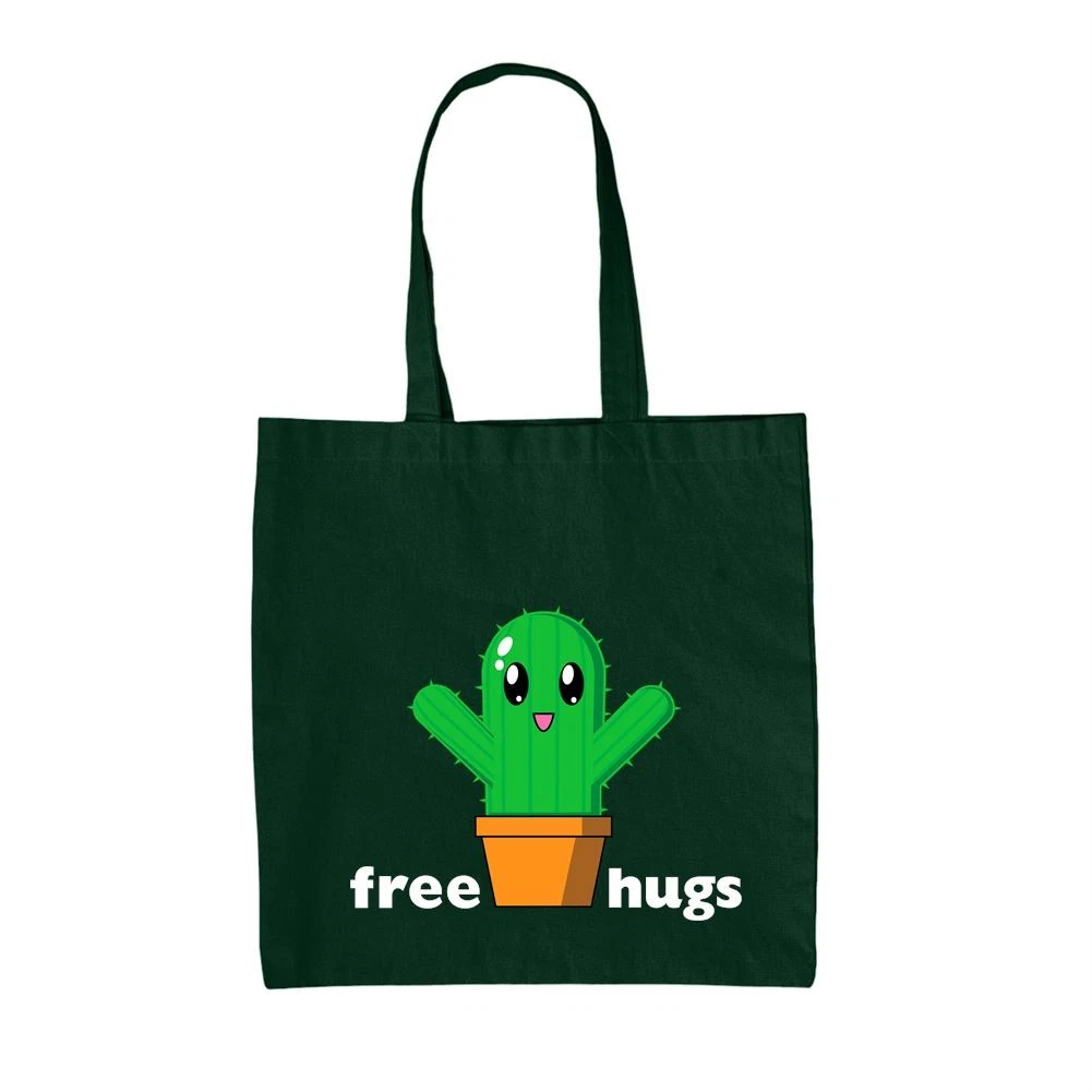 Sac À Dos Cactus Synthétique Noir Imprimé Lettres - Lotcam0085 à Prix