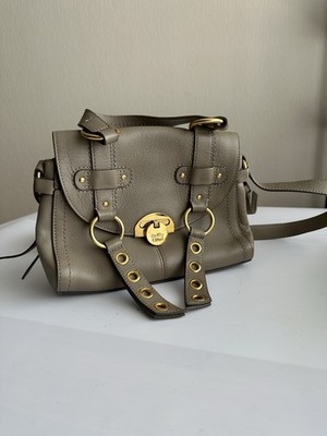 See by Chloé Damen Tasche Umhängetasche Beige Leder Ledertasche Crossbody Bag