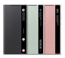 For Samsung Note10-S23 Ultra Smart View chip Smart Flip Cover Leather Case