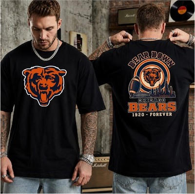Chicago Bears Football Team Tshirt - Bear Down Custom Graphic Tshirt