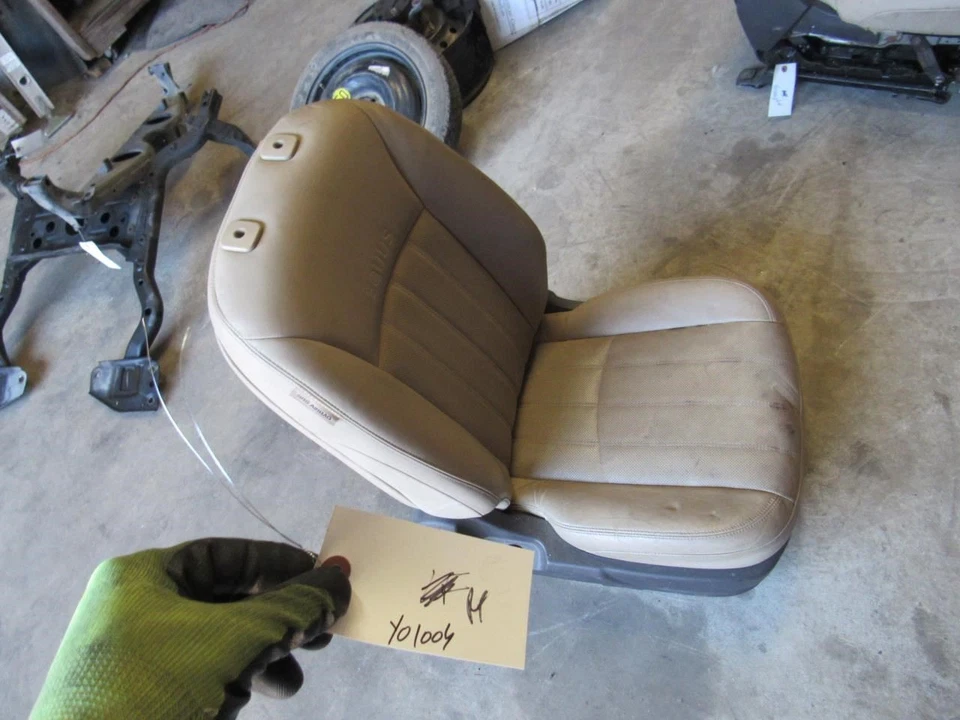 2011 2013 Hyundai Equus right passenger front power seat track motor TAN OEM Foto 2 de 4