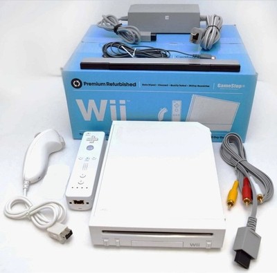 Nintendo Wii System Bundle Family Console Plays Super Mario Kids