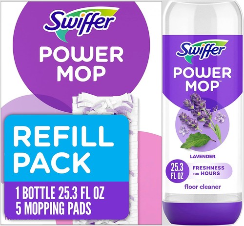 Swiffer Power Mop Confezione Ricarica, Pulitore Pavimenti per 25,4 Fl Oz (Confezione da 1)