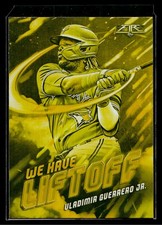 Vladimir Guerrero Jr. 2021 Topps Fire #WHL-18 We Have Liftoff Gold Minted