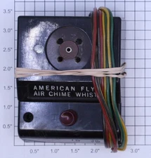 American Flyer XA10961 S Gauge Black Air Chime Whistle Control Base